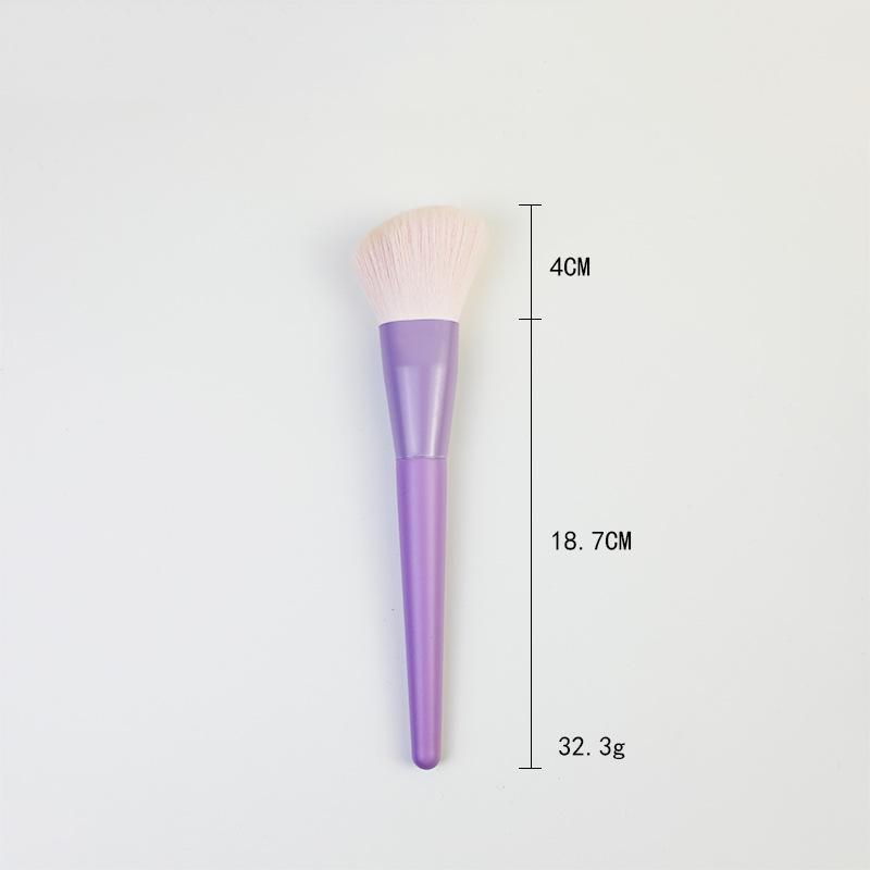 Small Purple Potato 11-Piece Makeup Brush Set: Includes Loose Powder and Eye Shadow Brushes - Beauty Tools Collection