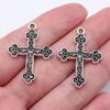 Large Crosses Detailed Religious Charm Antique Bronze Zinc Alloy Jewelry Making Supplies Necklace Making DIY Charms