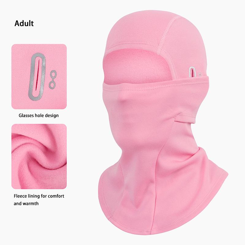 New Parent Child Cycling Beanies Men Women Winter Warmer Full Face Mask Cover Sports Thermal Mask Helmet Liner Ski Balaclava Cap