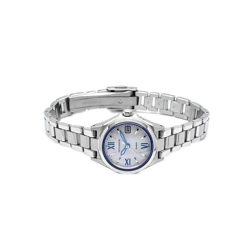 Casio OCEANUS series-disc three-hand simple classic pointer date display multi-function waterproof quartz movement titanium strap OCW-70PJ-7AJF
