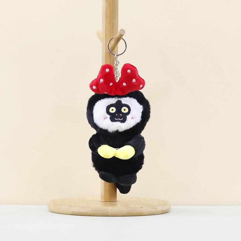 

Sweet And Soft Whitefaced Monkey Plush Doll Cute Keychain And Bag Decoration For All Ages