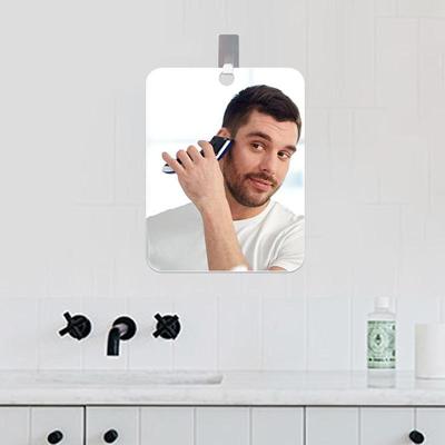 Portable Anti-Fog Shaving & Makeup Mirror for Shower and Bathroom