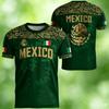 2026 Herren Sport Mexikanische Flagge T-Shirt, 3D Adler Grafik Gedrucktes Tee, Kurzarm Lässig Sport Fußball Oberteil Damen HerrenT-Shirt