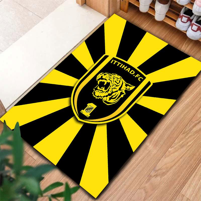 Al-Ittihad Club Carpet Rug for Living Room Bedroom Home Sofa Decoration,Kids play Non-slip Floor Mat