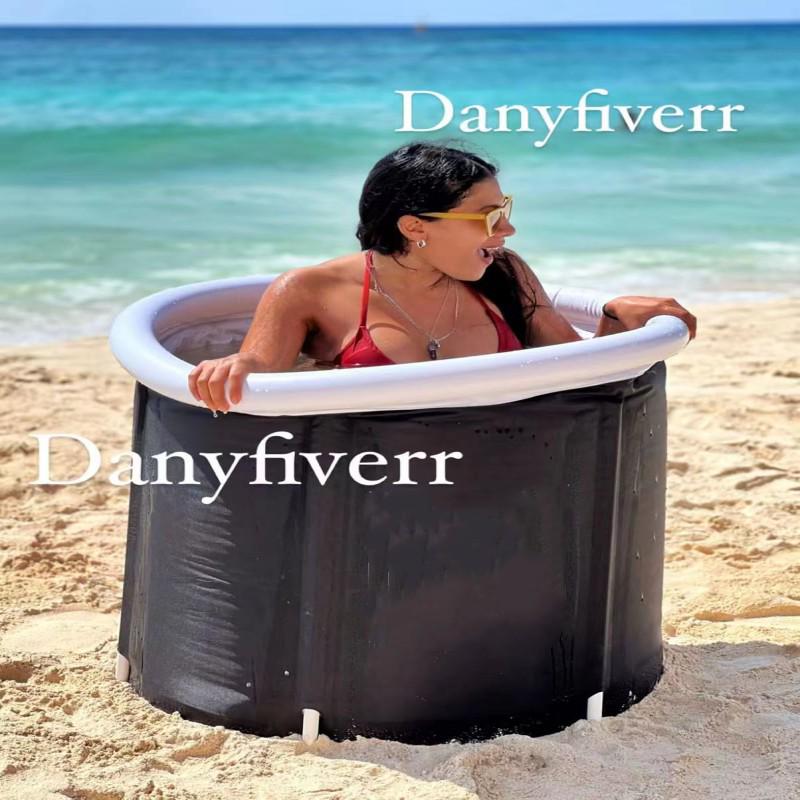 Portable Foldable Ice Bath Tub for Adults - Inflatable, Compact, Athletes Chill