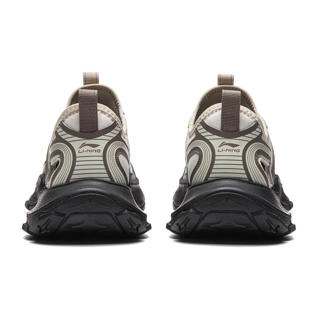 Li Ning Star Halo 2 Slip Resistant, Abrasion Resistant, Lightweight River Trekking Shoes Men's Beige Brown AGUW013-4