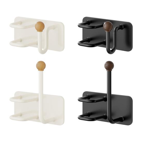 Držák na gumičky do vlasů, hřebenový držák, litinový, nerezavějící, vodotěsný, vertikální design, stojan pro uložení hřebenů a gumiček do vlasů, vlasové doplňky