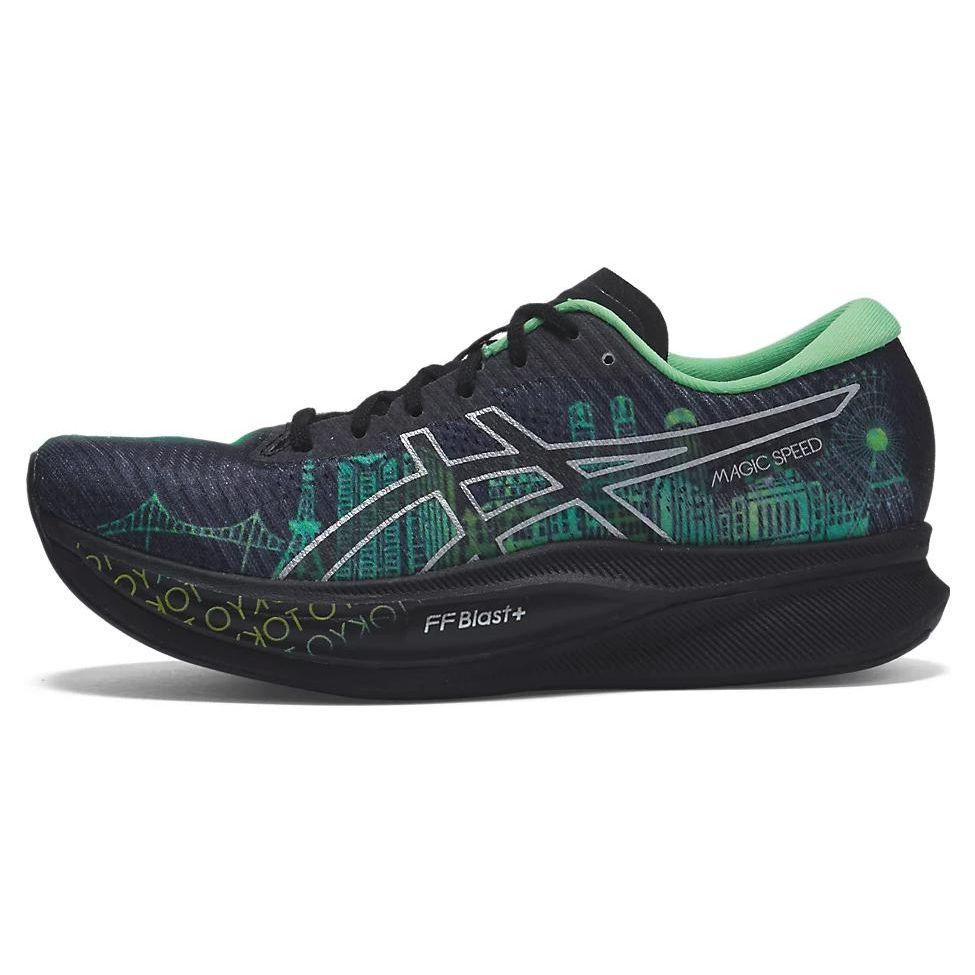 Asics Magic Speed 2.0 Durable Breathable Low-Top Running Shoes Women Sneaker Black 1012B555-001