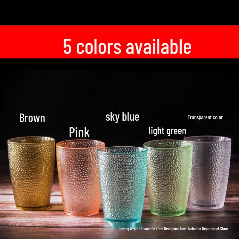 Durable Frosted Acrylic Beverage Glass for Hotels and Restaurants