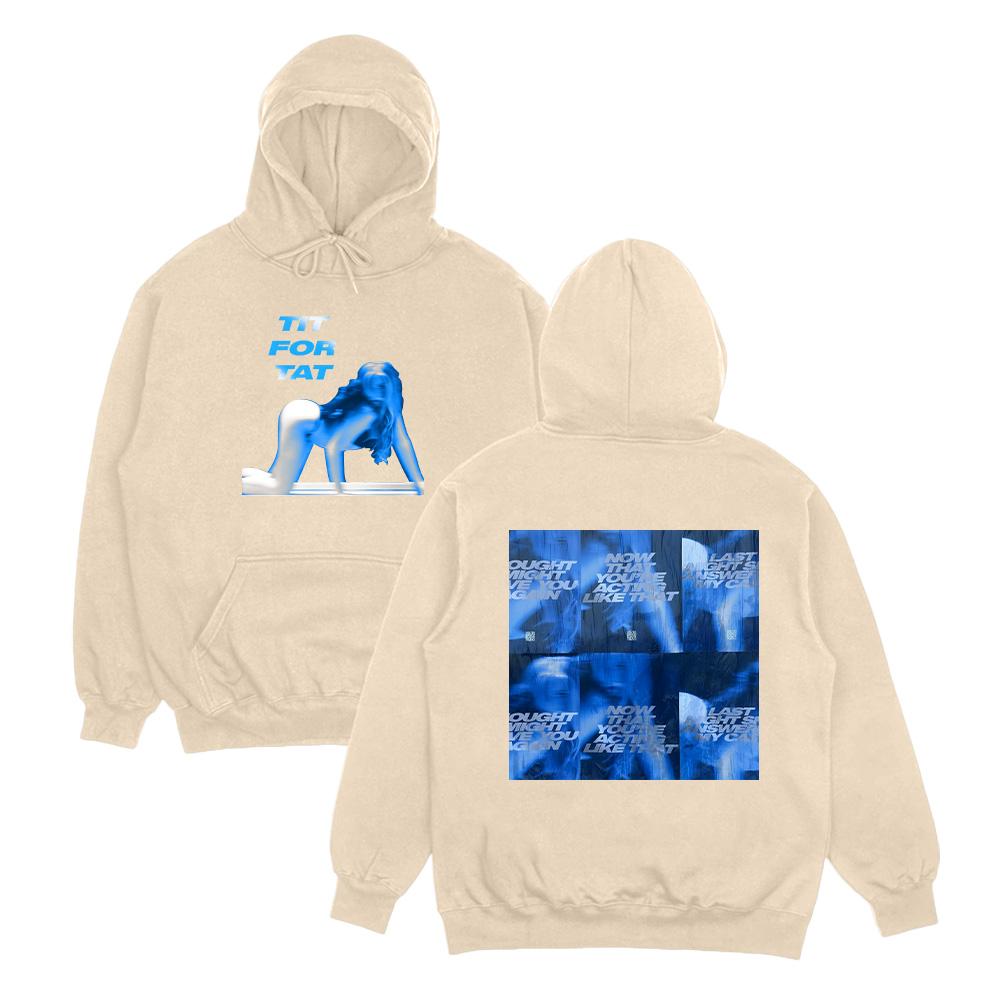 Tate McRae TIT FOR TAT Mikiny Nové Album Dámské Pánské Nová Móda Oblečení s Dlouhým Rukávem Podzim Unisex Harajuku Y2K Pulovr Streetwear