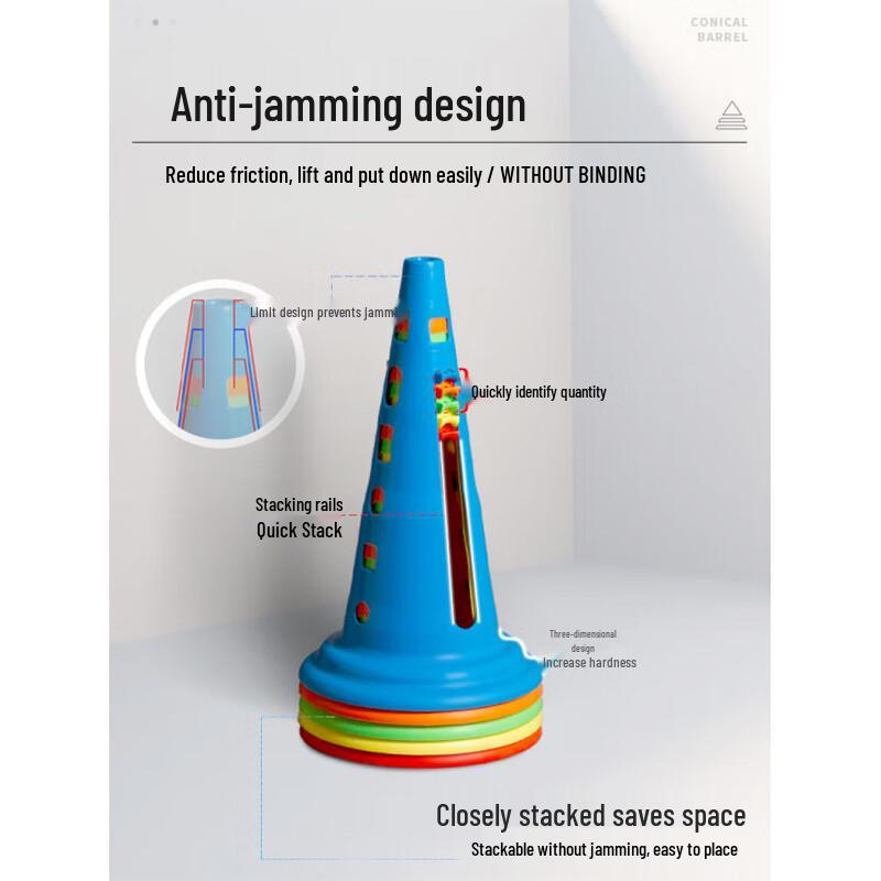 Sports Training Cones and Hurdles Set