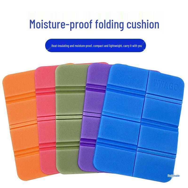 Portable Outdoor Foam Mat: Moisture-Proof, Foldable Seat for Hiking, Camping, Picnics, and Parks Moisture-proof Mat with Storage Bag