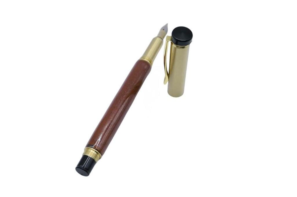 Kiyoteru Craft Porcelain Fountain Reddish Brown Pen, CL_TFP_29