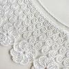 White Mesh Hollow Strand Lace Clothing Fake Collar Shirt Sweater Dress Decorative Fake Collar
