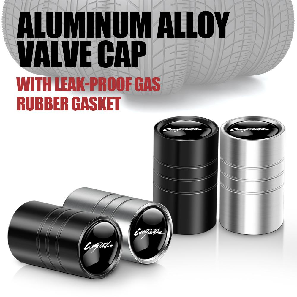 cxjvah1 4Pcs Car Wheel Tire Valve Stems Cap Badge Accessories For Mitsubishi 9 Ralliart EX ASX L200 Colt Outlander Pajero Lancer Eclipse