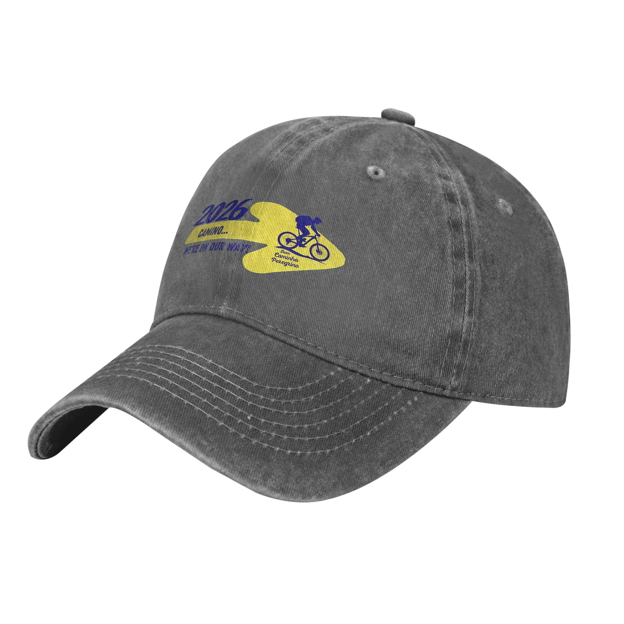 Buen Camino De Santiago Baseball Caps Distressed Cotton Compostela Peregrino Snapback Hat Workouts Adjustable Fit Hats Cap One Size
