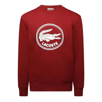 Erkek Logolu Bisiklet Yaka Sweatshirt