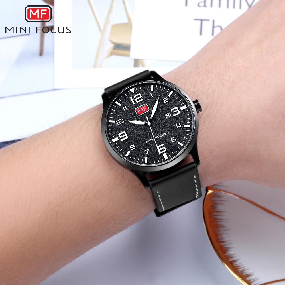 Top Luxury With Box Mini Focus Ultra-thin Fashion Men's Watch Calendar Waterproof Quartz Watch