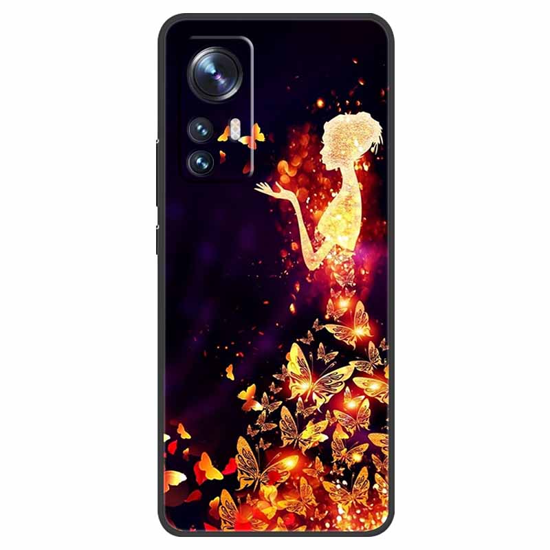For Xiaomi 12 Lite 5G Case Shockproof Soft Silicone TPU Back Cover For Xiaomi Mi 12 Lite 5G Phone Case Mi12Lite 12Lite Cartoon