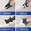 5-in-1 Metal Head Shovel Glue Tool Kit: Silicone Spatula, Caulk Remover, Grout Removal, Sealant Finishing & Corner Scrap