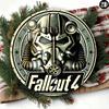 Fallout 4 Metal Tin Sign Round 8x8 Inch Vintage Art Wall Decor