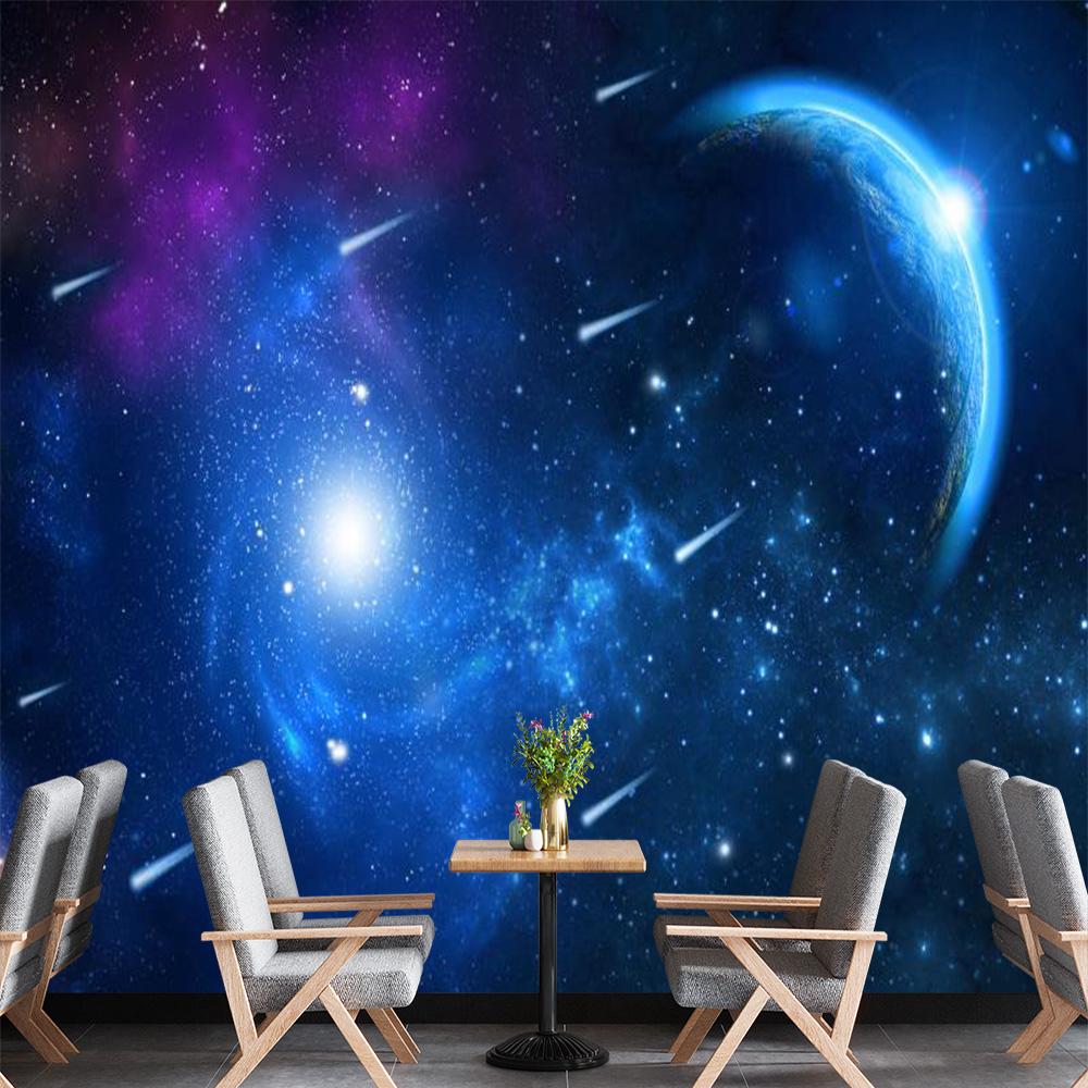 Starry Sky Wallpaper Galaxy Wall Paper Universe Wall Murals Home Decor