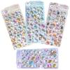 New Hotcute 3D Ghost Family Relief Crystal Stickers - Kids Educational Reward Decals For Phone Album Handicraft & Diy Decor