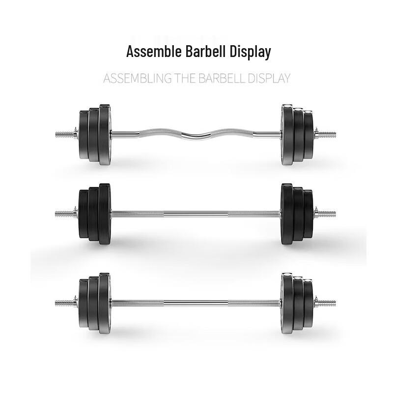 Yisunda Rubber Coated Hand-grip Barbell Weight Plates