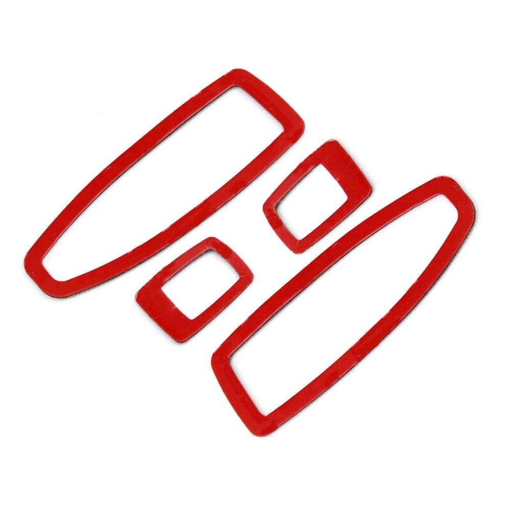 Car Door Window Switch Frame Cover Trim Carbon Fiber Molding Sticker Kit For BMW F20 F30 F34 F36 F48 1 3 4 Series