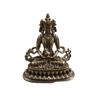 Antique Copper Buddha Statue Home Living Room Office Decoration Figurines Retro Brass Chinese Tibetan Green Tara Buddha Statue