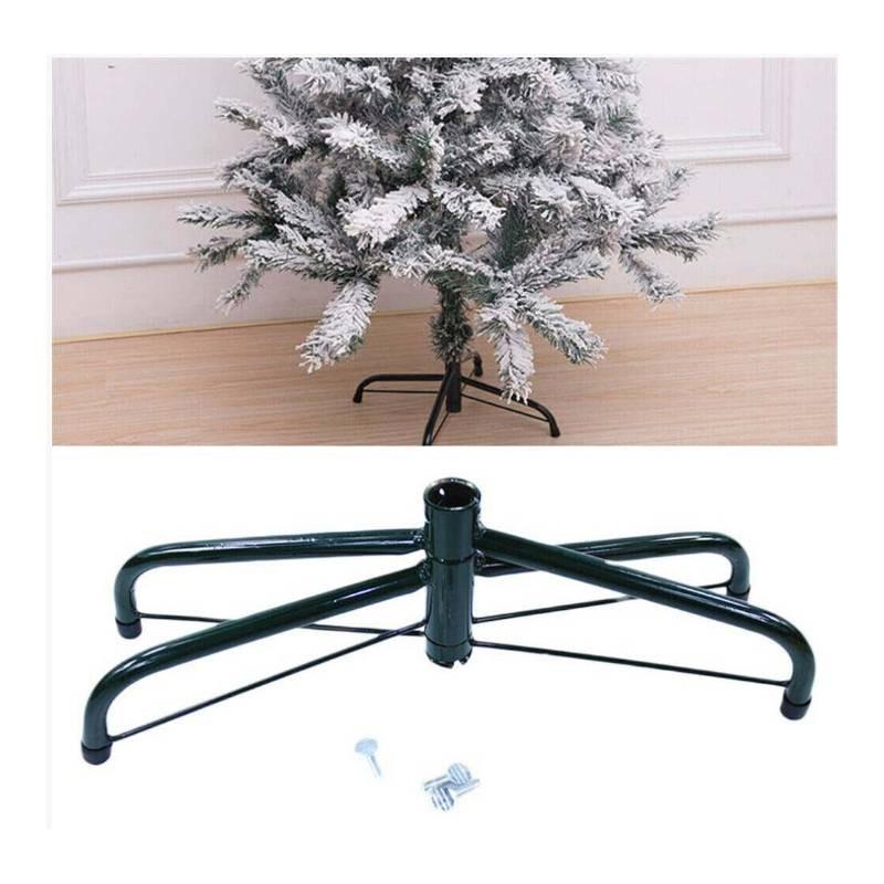 Green Tree Christmas Metal Stand Holder Bases Xmas Decoration Tools Durable