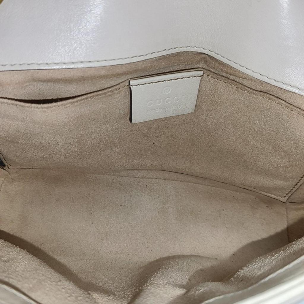 [Pre-Owned] Gucci GG Marmont Matelassé Mini Bag 'White' - Good #PGO5JP