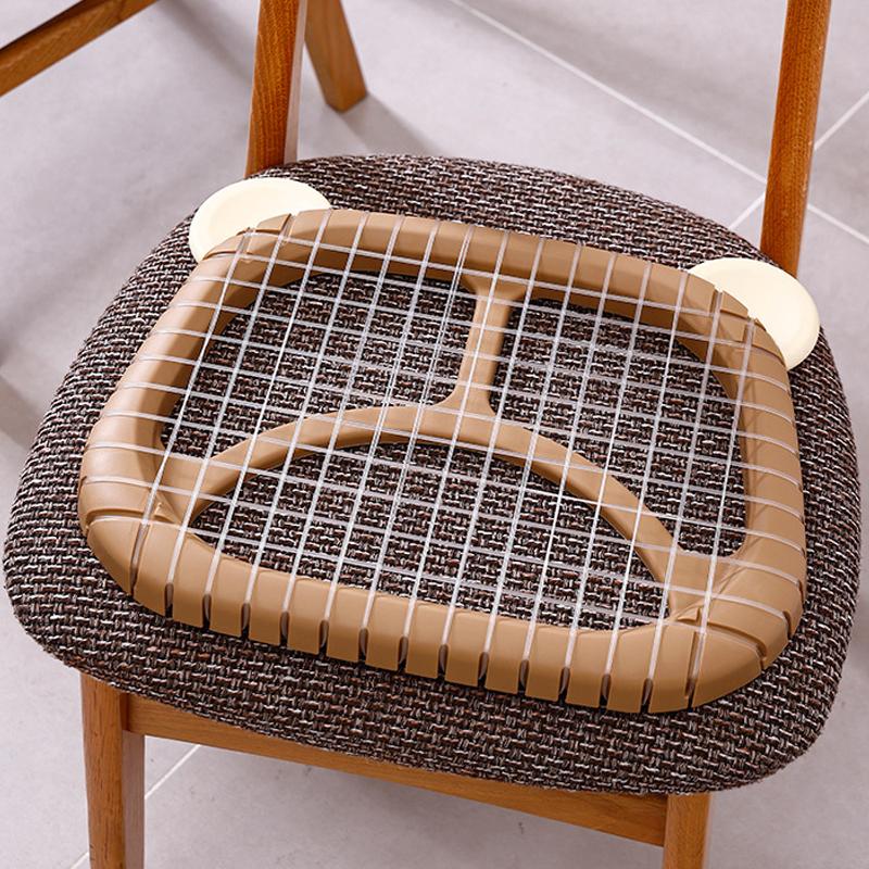Pvc Seat Cushion Cooling Mat Grid Thick Sitting Cushions Pads For Pressure Relief Back Pain Summer Ice Pad
