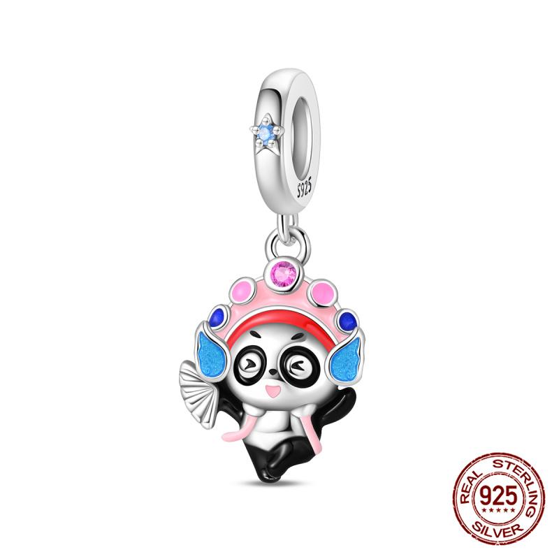 New 100% Copper One-Eyed Monster Puppy Charms Beads Fit Pandora Style Bracelet Diy Jewelry Making Women Gift