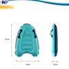 Inflatable Surfing Board with Handles Surfing Body Board Folding Beach Surfboard Lightweight Swimming Floating Mat Devices