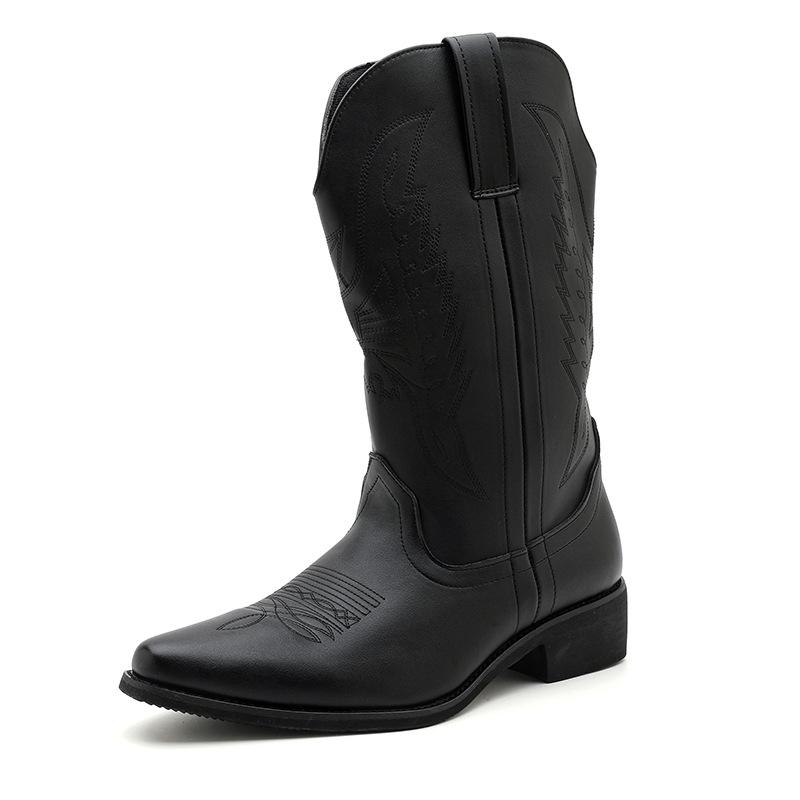 Martin boots large size Chelsea boots British trend casual shoes fashion high top leather shoes foreign trade tooling short boots