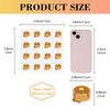8 Sheets Plastic Waterproof Self-Adhesive Picture Stickers Round Dot Cartoon Decals for Kid's Art Craft Food 150x150mm Sticker: 25mm