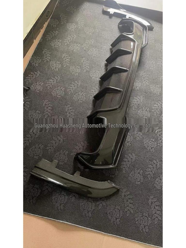 3D Style Carbon Fiber Rear Diffuser & Corner Extensions for BMW 4 Series G22 Coupe