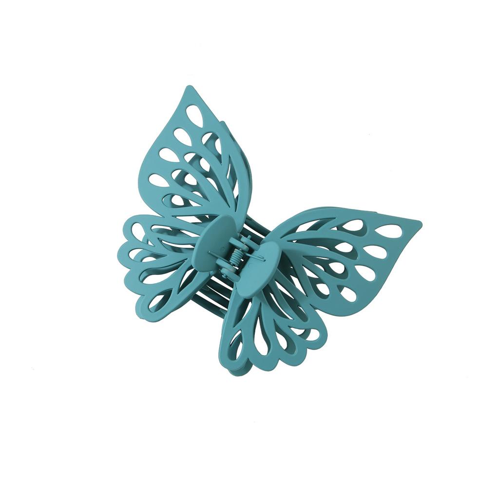 Double-layer Hollow Large Butterfly Clip Hairpin Net Celebrity Hairpin Jewelry Claw Clip Shark Clip