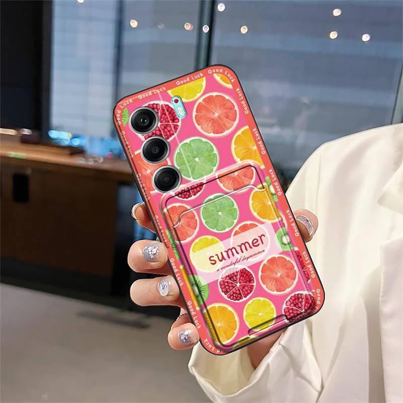 protective Dirt-resistant Phone Case For Tecno Camon40 4G/CM5 Card bag Waterproof Cute Anti-dust Shockproof Durable TPU