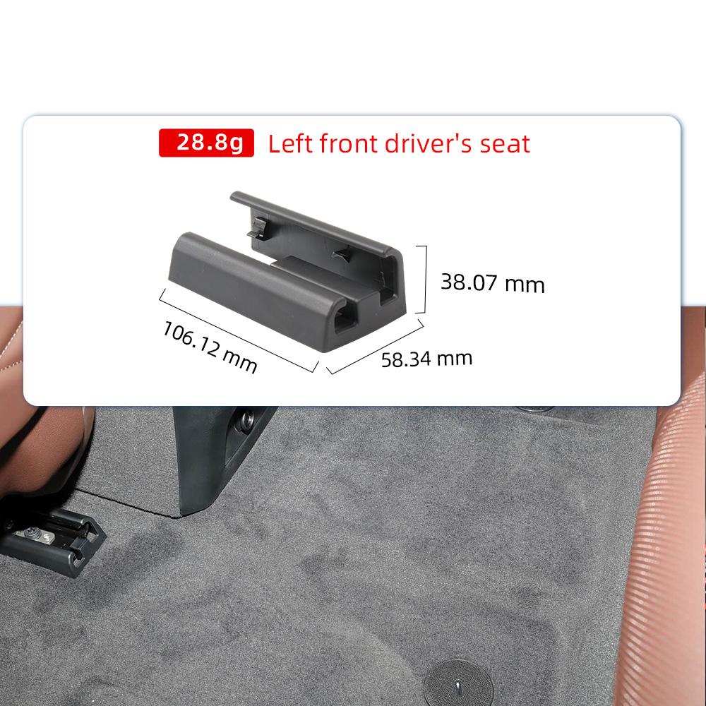 LHD RHD Interior Car Front Left Right Seat Sliding Track Rail Trim Cover For BMW X5 X6 X7 Series G05 G06 G07 G18 After 2018