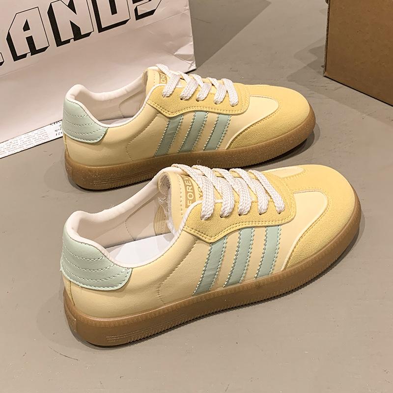 Soft-soled German training shoes women's versatile sports Forrest Gump shoes 2025 spring and summer new breathable board shoes casual white shoes