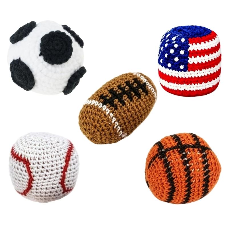 Creative Football Shape Punching Bag Soft Plush Stress Relief Toy Small Soccers Ball Toy For Kids And Adults