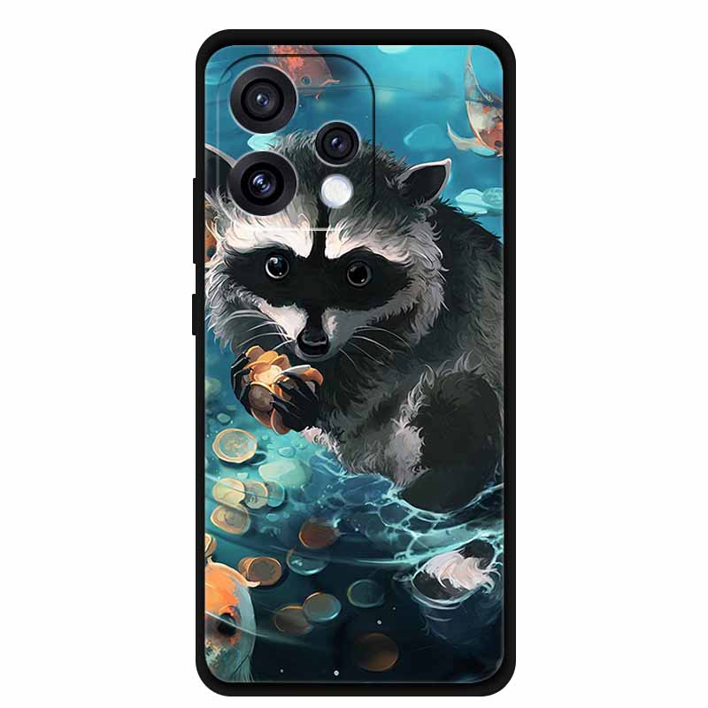 For Oppo Reno15 5G Case Coque Black Soft TPU Silicone Phone Case For Oppo Reno 15C Back Covers Case 6.59" Shockproof Fundas Para
