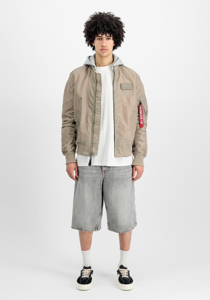 Демисезонная куртка Alpha Industries MA-1 TT Hood (196108) vintage sand