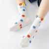 Girls' Sock Summer Thin Cotton Socks For Children Mesh Breathable Girls And Boys Cartoon Lace Mid-tube Sock Baby Princess Socks Kids