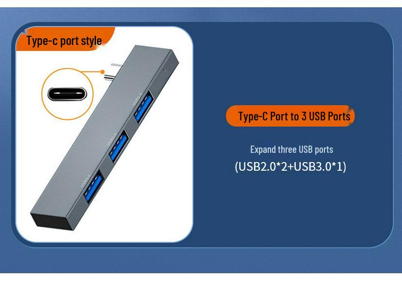 Universal USB-C Wireless Direct Plug-In Hub and Converter with USB 3.0