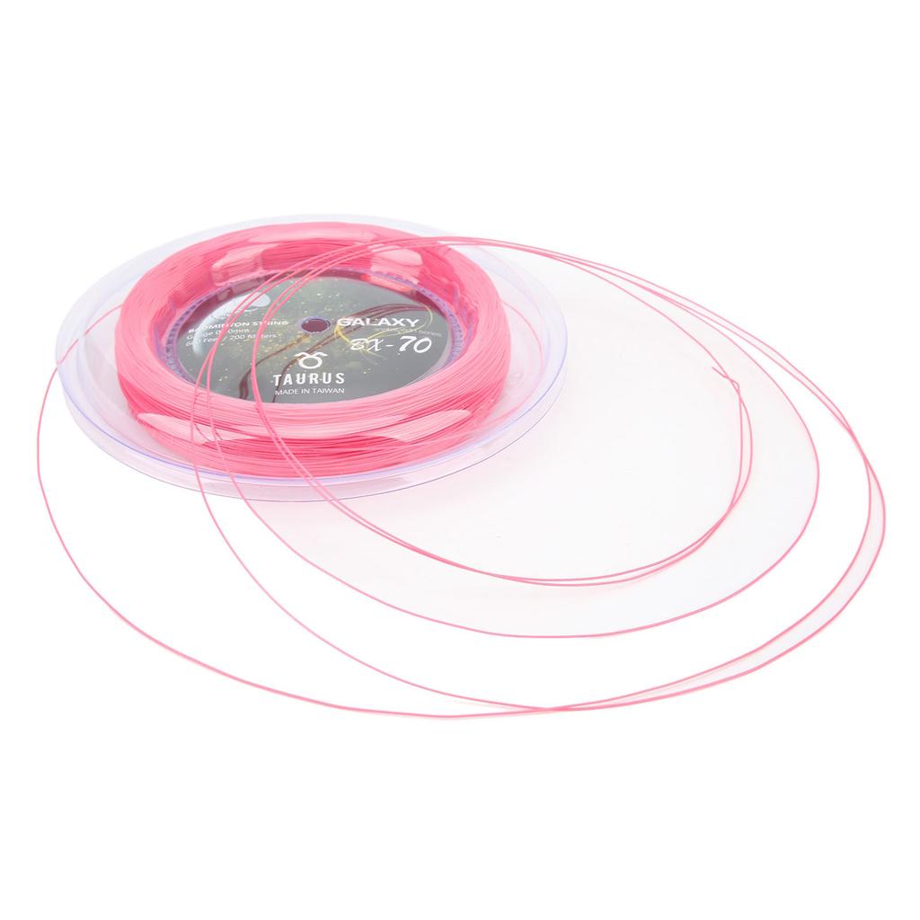 POWERTI BX70 Badmintonschläger Saite Hochelastische Nylon Badmintonschläger Saite 0,7mm Badminton