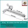 Lujing 304 Stainless Steel Single Cold Water Faucet
