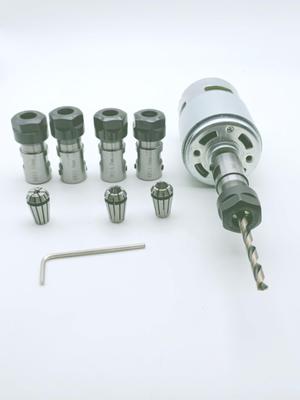 DIY High-Speed Motor Spindle Knife Engraving Holder with ER11 Collet Chuck Extension Rod